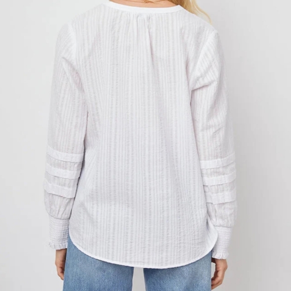 Rails Caterina Top in Powder White, Size Medium - Picture 3 of 16